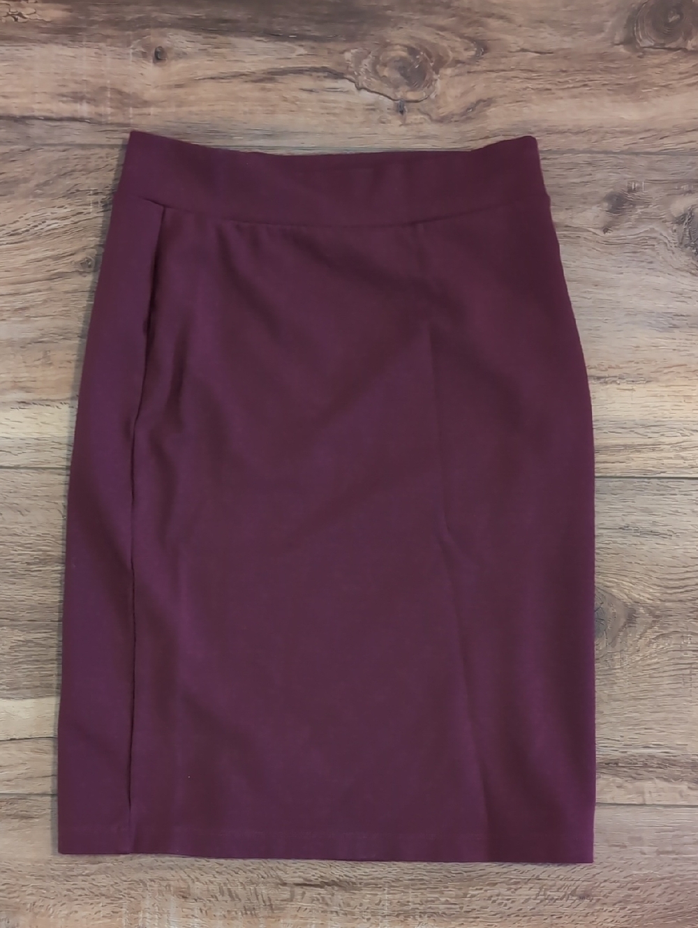 Charlotte Russe Deep Wine Pencil Skirt